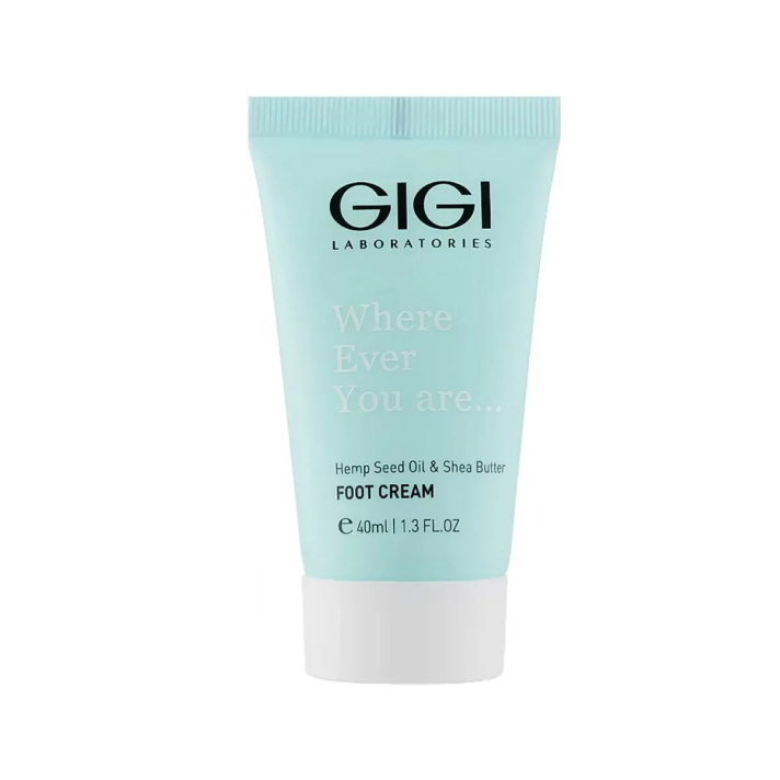 Крем для ног Hemp Seed Oil & Shea Butter Foot Cream Gigi, 40 мл