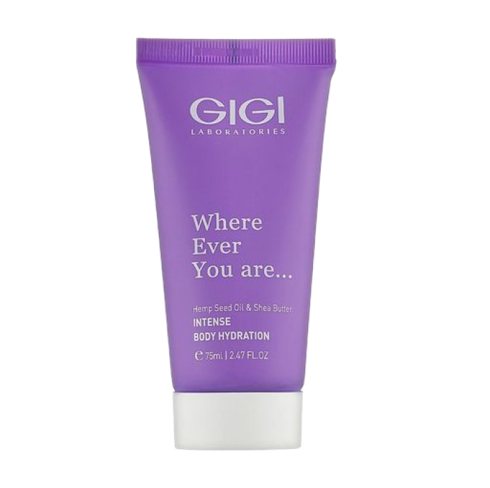 Лосьон для тела увлажняющий Hemp Seed Oil & Shea Butter Intense Body Hydrating Gigi, 75 мл