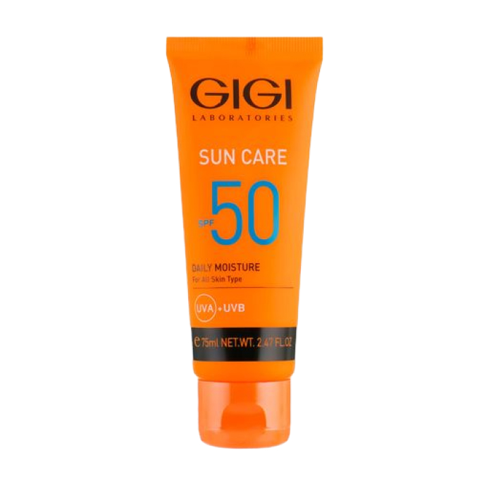 Захисний крем для тіла SPF-50 Sun Care Anti-Age Moisturizer SPF-50 Gigi, 75 мл