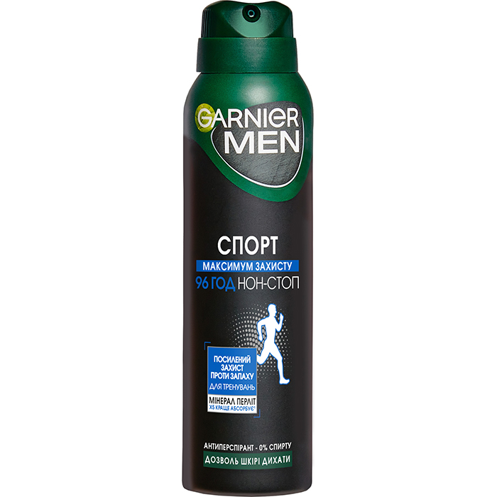 Дезодорант-спрей для чоловіків "Спорт" Garnier, 150 мл