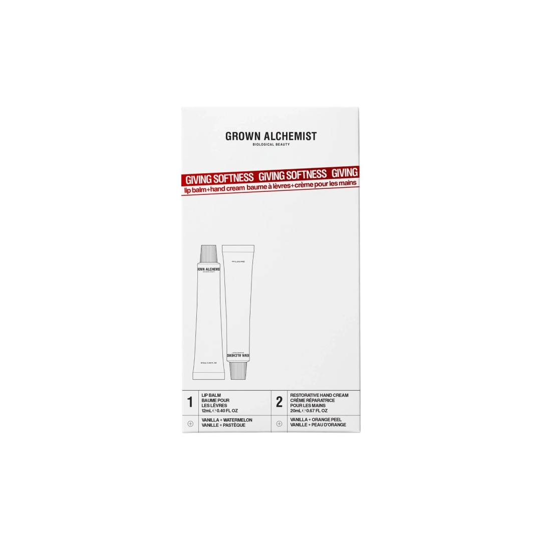 Grown Alchemist Giving Softness — набір для догляду за губами та руками