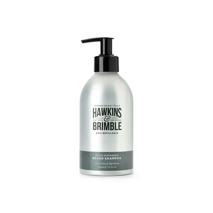 Hawkins & Brimble Beard Shampoo Eco Refill Pouch — шампунь для бороди (рефіл), 300 мл