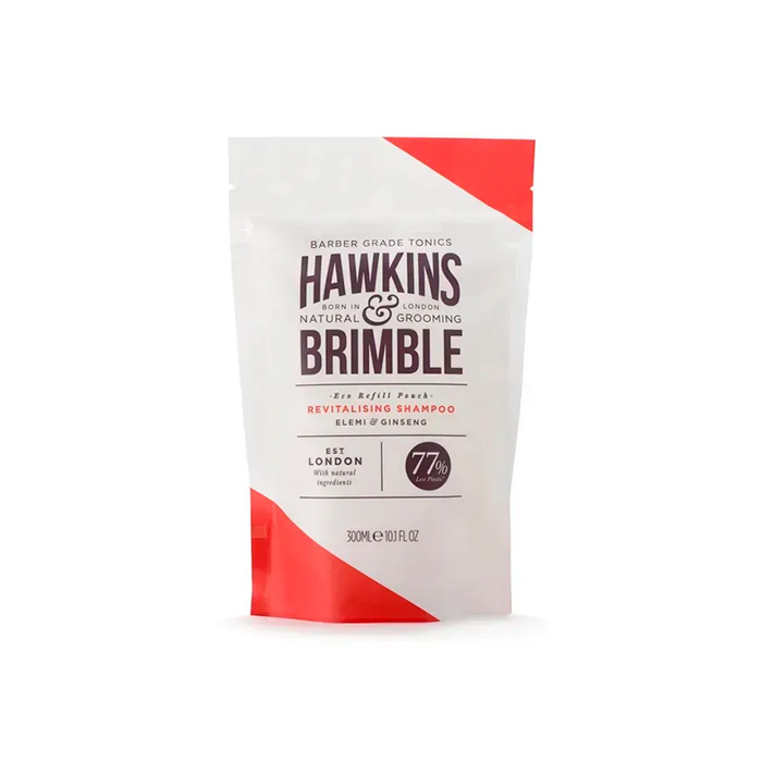 Hawkins & Brimble Revitalising Shampoo Eco-Refillable — восстанавливающий шампунь (рефил), 300 мл