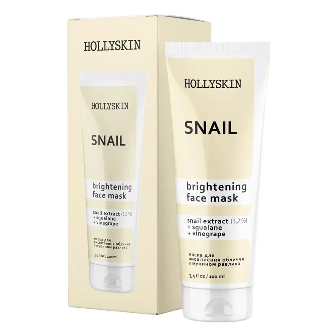 Hollyskin Snail Face Mask — маска для обличчя, 100 мл