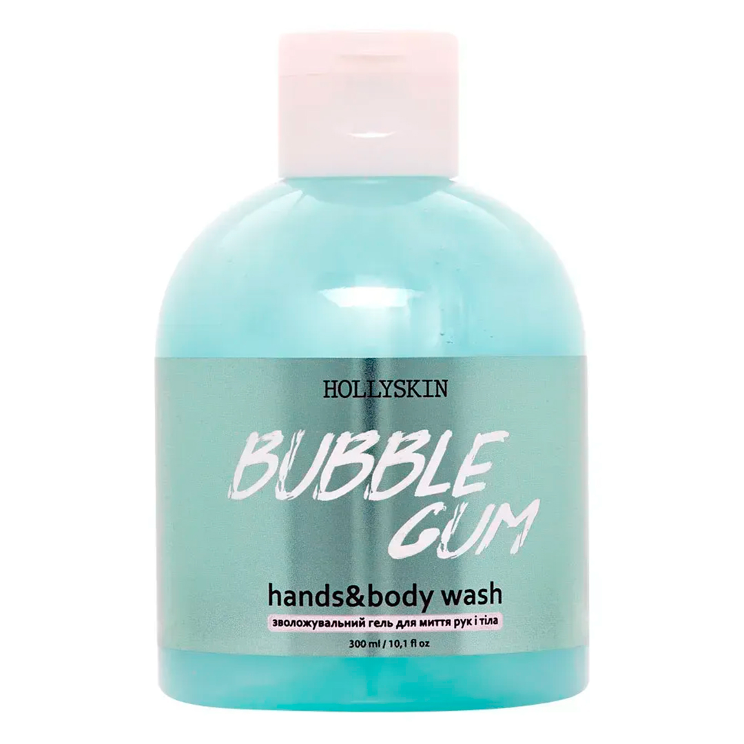Hollyskin Bubble Gum — увлажняющий гель для рук и тела, 300 мл