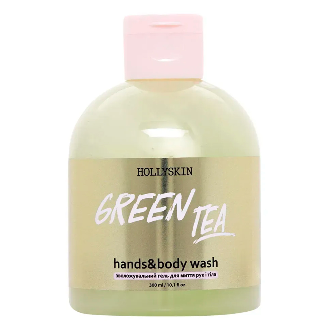 Hollyskin Green Tea — зволожувальний гель для рук і тіла, 300 мл