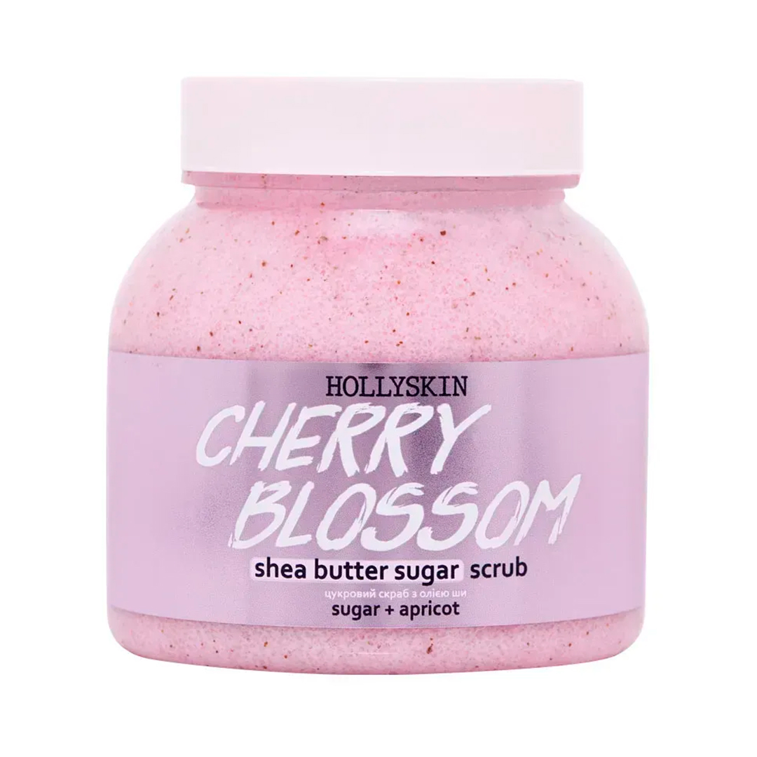 Hollyskin Cherry Blossom — сахарный скраб для тела, 350 г