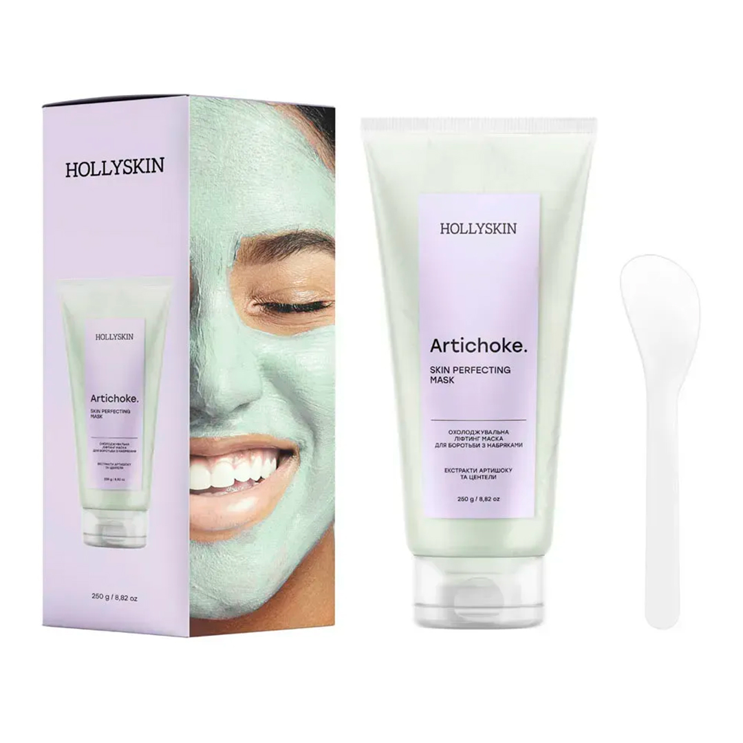 Hollyskin Artichoke Skin Perfecting Mask — охлаждающая лифтинг-маска, 250 мл