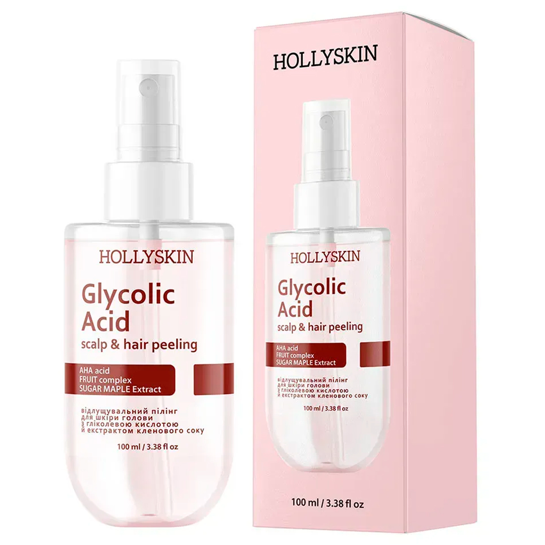 Hollyskin Glycolic Acid — пілінг для шкіри голови, 100 мл