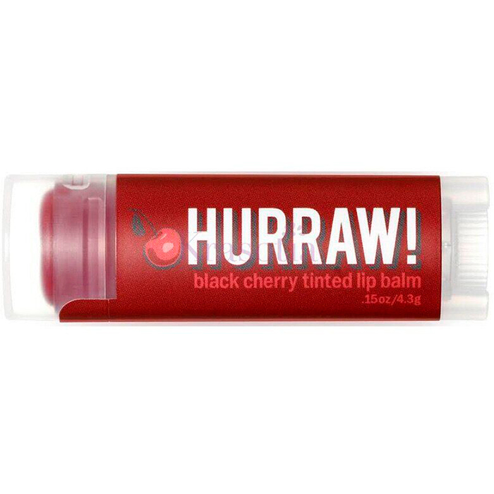 Бальзам для губ Hurraw! Black Cherry Tinted Lip Balm , 4,8 г