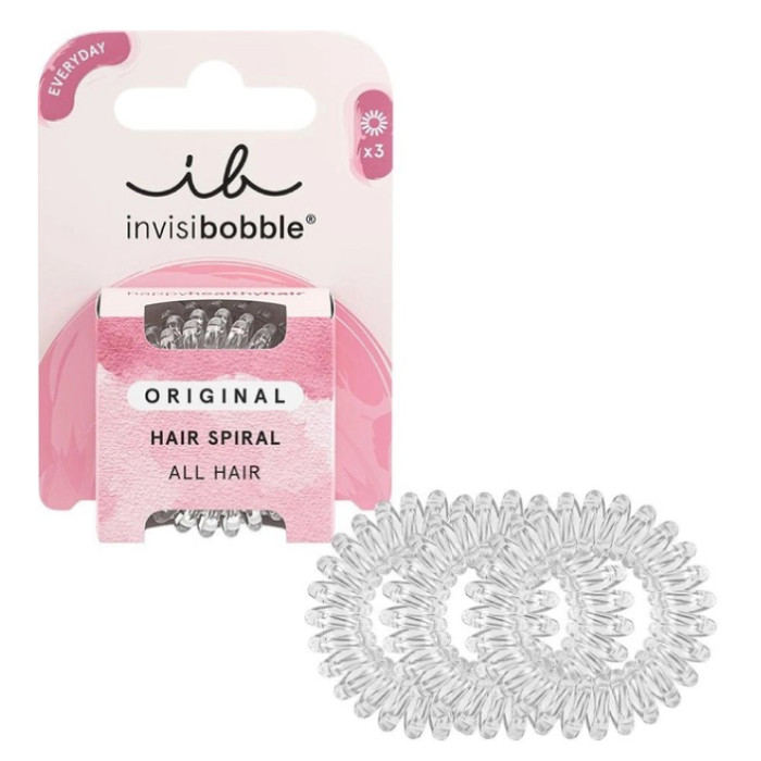 Invisibobble ORIGINAL Crystal Clear — резинка-браслет для волосся