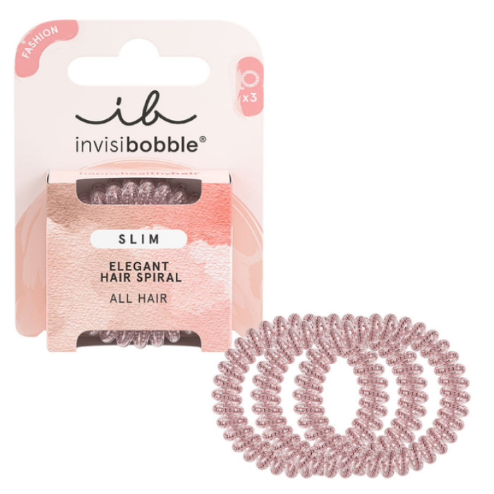 Invisibobble Slim Pink Monocle — резинка-браслет для волос