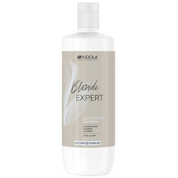 Шампунь для догляду за світлим волоссям Indola Blonde Expert Care  Insta Strong, 1000 мл