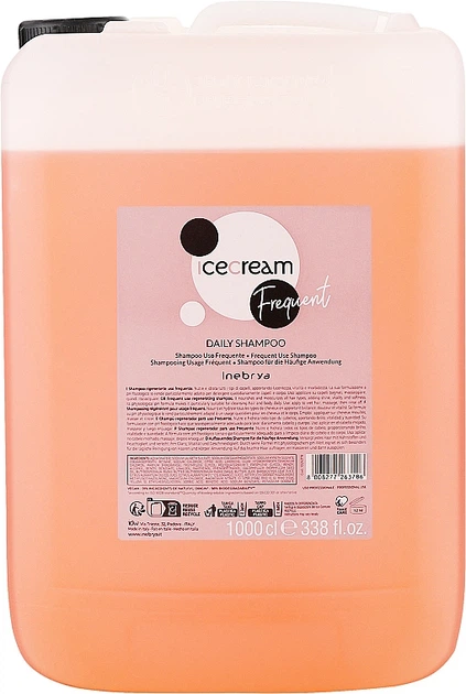 Шампунь для всіх типів волосся Frequent Ice Cream Daily Shampoo Inebrya, 10  мл