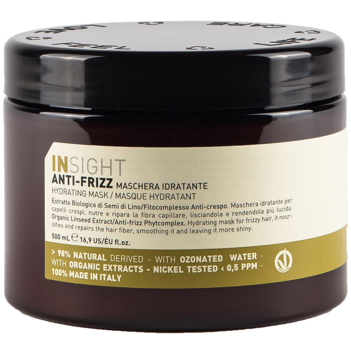 Маска увлажняющая для волос Anti-Frizz Hair Hydrating Mask Insight, 500 мл