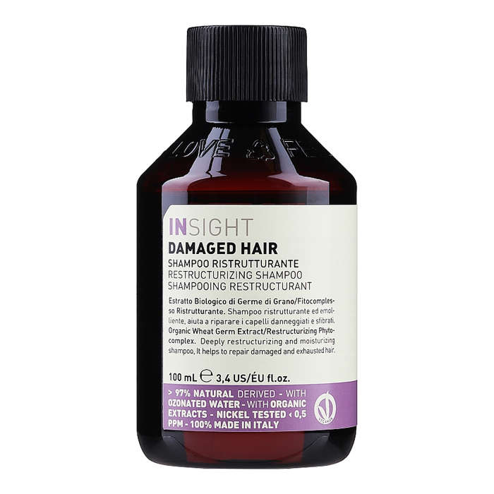 Шампунь відновлювальний для пошкодженого волосся Restructurizing Shampoo Insight, 100 мл