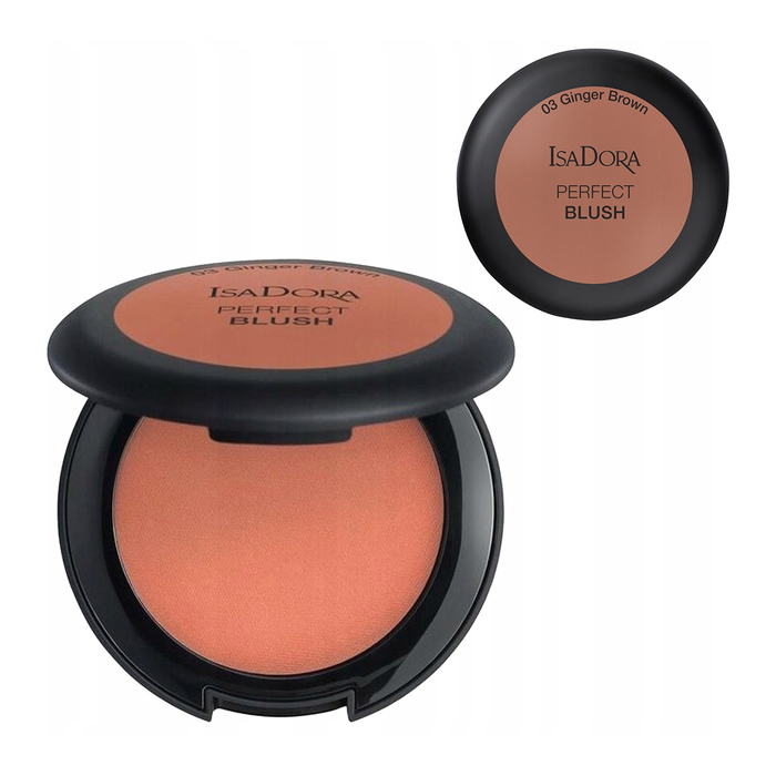 Рум'яна із дзеркалом Perfect Blush IsaDora 03 Ginder Brown, 4.5 г