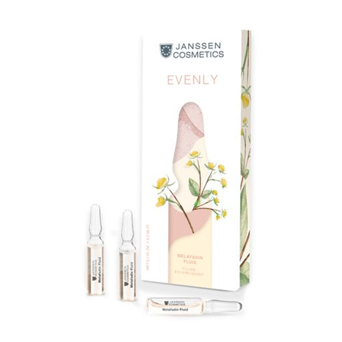 Освітлююча сироватка «Мелафадин» для шкіри обличчя Мelafadin Fluid Janssen Cosmetics, 7x2мл