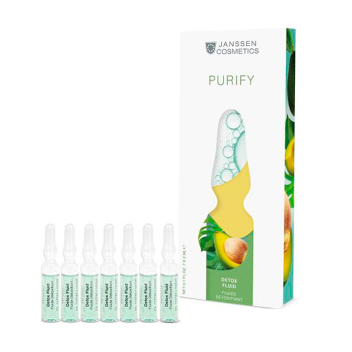 Детокс-сироватка в ампулах Detox Fluid Janssen Cosmetics, 7x2мл