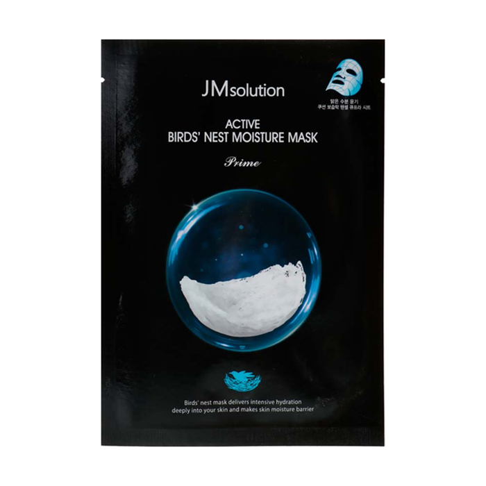 Тканинна маска з ластівчиним гніздом Active Bird's Nest Moisture Mask Prime JMsolution, 30 мл
