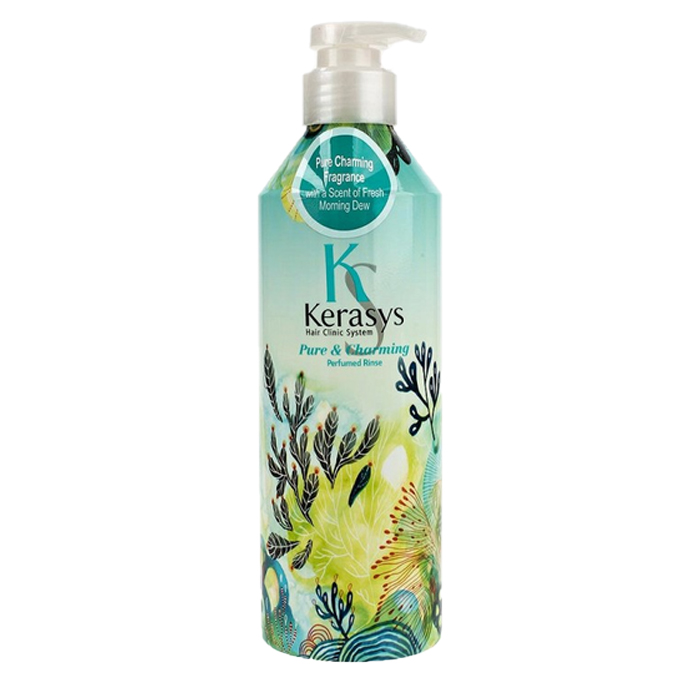 KeraSys Pure & Charming Perfumed Rinse — кондиционер для волос «Шарм», 600 мл