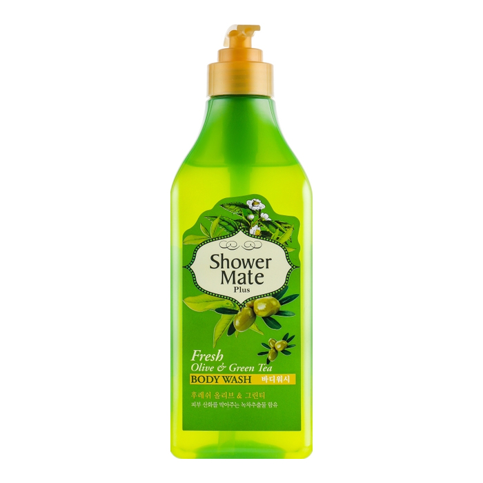 Гель для душа "Оливки и зеленый чай" Shower Mate Body Wash Fresh Olive & Green Tea KeraSys, 550 мл