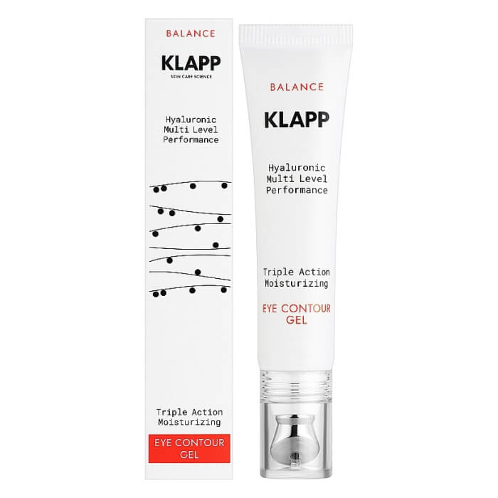 Зволожуючий гель для контуру очей потрійної дії Balance Triple Action Moisturizing Eye Contour Gel KLAPP, 15 м