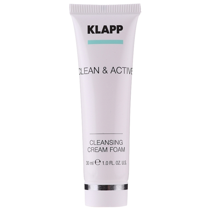 Базова очисна крем-пінка Clean & Active Cleansing Cream Foam KLAPP, 30 мл