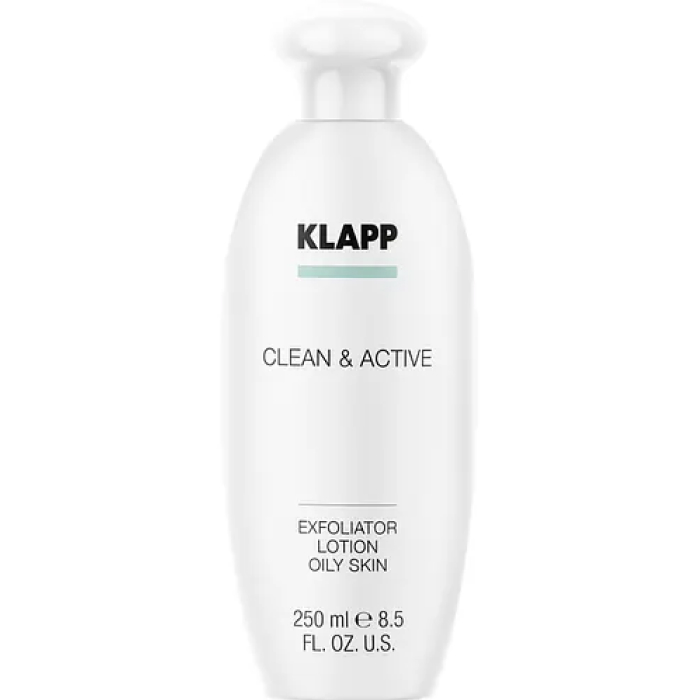 Ексфоліатор для жирної шкіри Clean & Active Exfoliator Oily Skin KLAPP, 250 мл