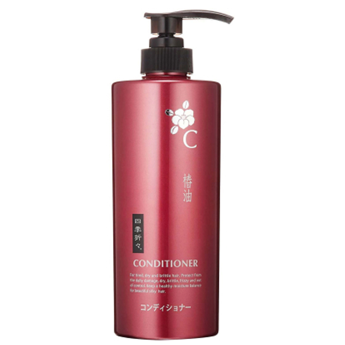 Tsubaki Red Camellia Oil Conditioner Kumano Cosmetics — відновлюючий кондиціонер для волосся, 600 мл