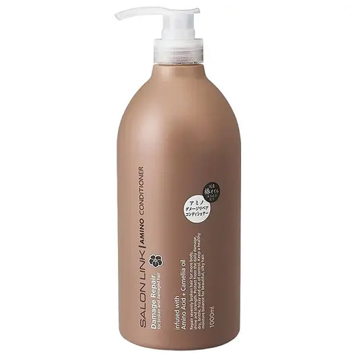 Kumano Cosmetics Salon Link Amino Damage Conditioner — восстанавливающий кондиционер для волос, 1000 мл