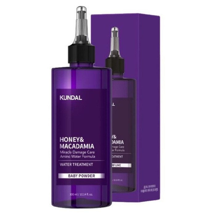 KUNDAL Honey & Macadamia Water Treatment Baby Powder — маска-догляд «Baby Powder», 300 мл