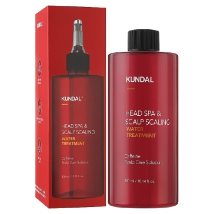 Емульсія для волосся "Water Treatment" Head Spa & Scalp Scaling Caffeine KUNDAL, 300 мл