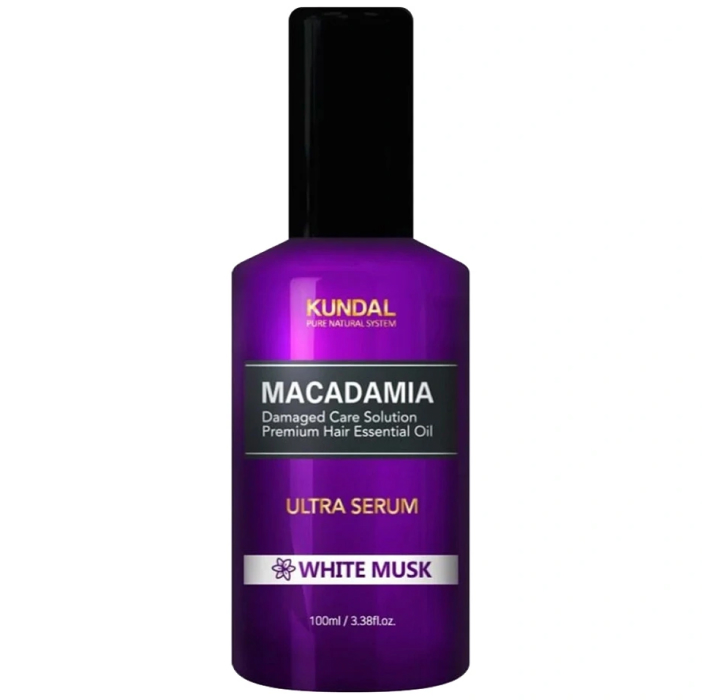 Сыворотка для волос "Белый мускус" Macadamia White Musk Ultra Serum KUNDAL, 100 мл