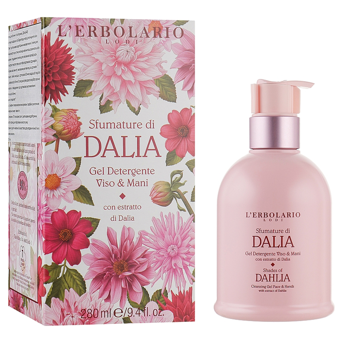 Гель очищающий для лица и тела "Георгин" L'Erbolario, 280 мл