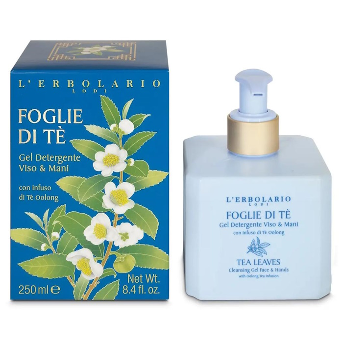 Гель очищуючий для обличчя та тіла "Листя мате" L'Erbolario, 280 мл