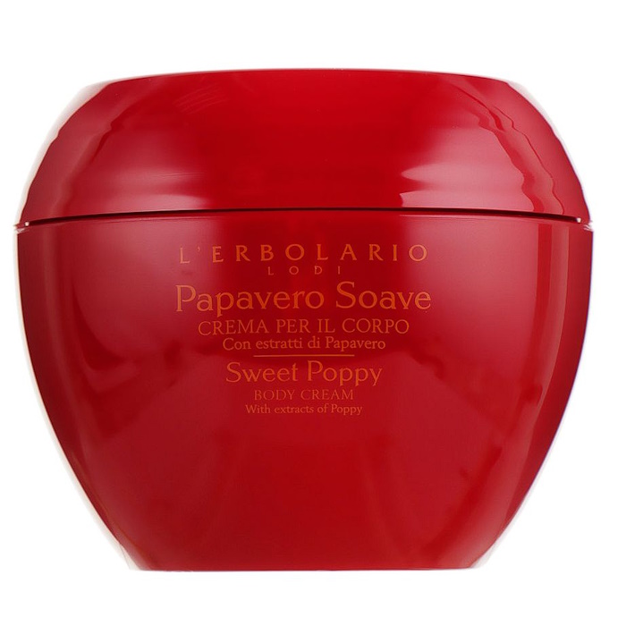 Крем для тіла парфумований "Солодкий мак" L'Erbolario, 200 мл