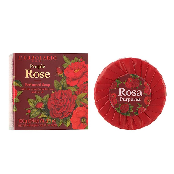 Мило ароматизоване "Троянда" L'Erbolario, 100 г