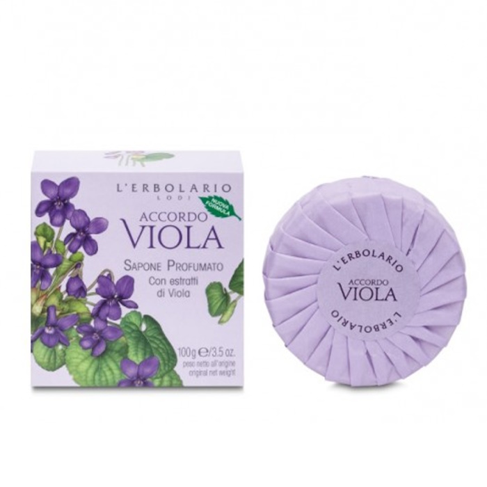 Мило ароматизоване "Фіалка" L'Erbolario, 100 г