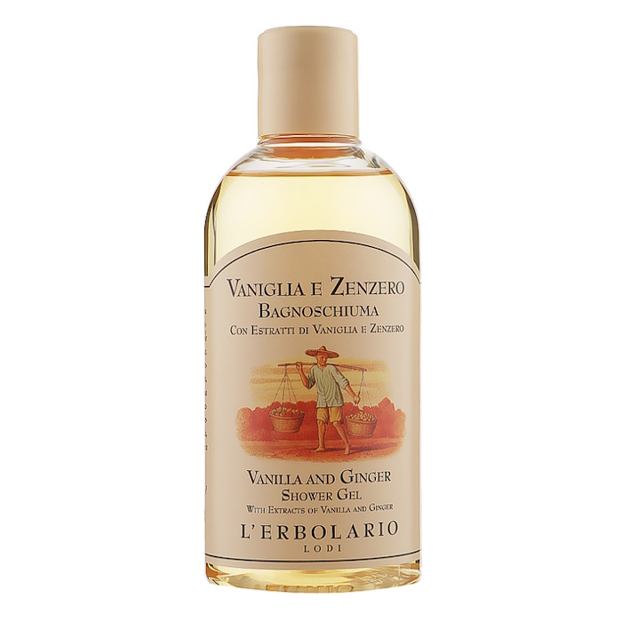 Піна для ванн "Ваніль та Імбир" L'Erbolario, 250 мл