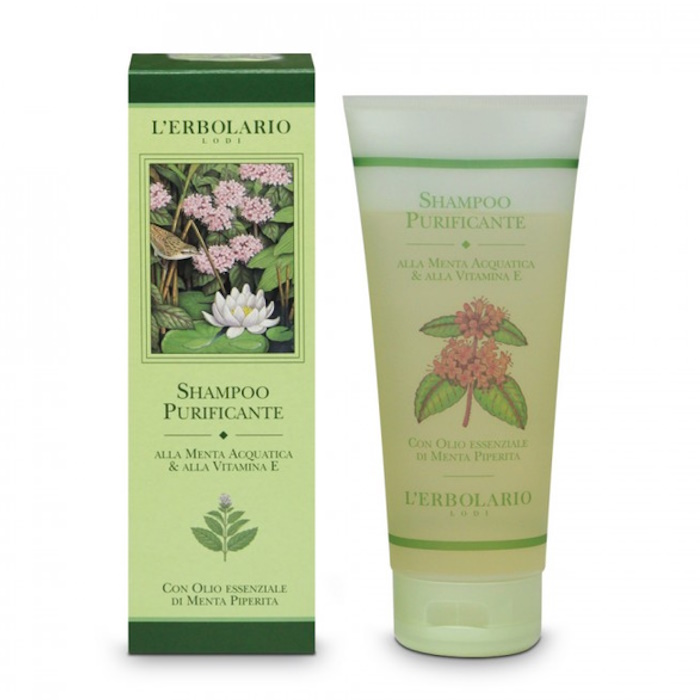 L'Erbolario Шампунь очищувальний на основі м'яти та вітаміну Е