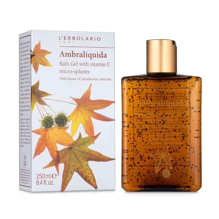 Гель для душу на основі легкої амбри з вітаміном Е L'Erbolario, 250 мл