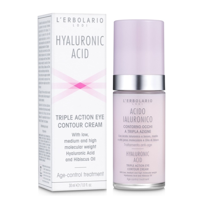 Крем з гіалуроновою кислотою для шкіри навколо очей L'Erbolario, 30 мл