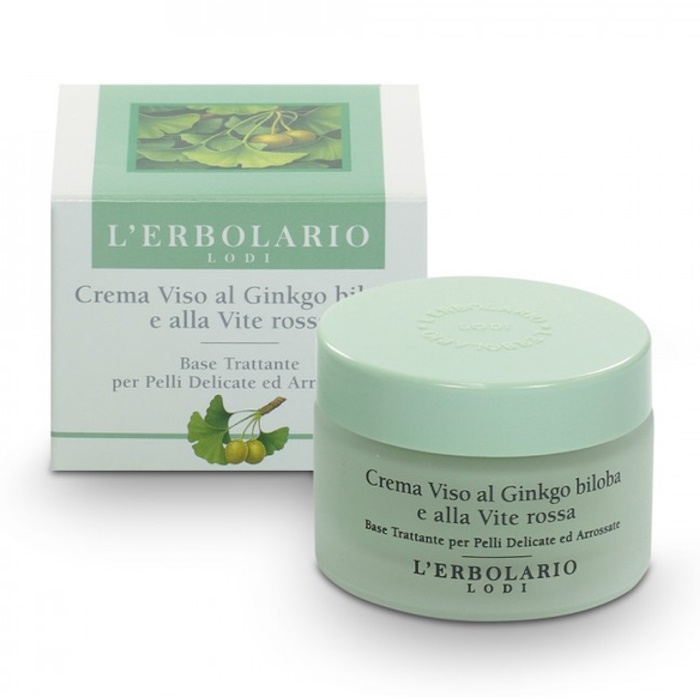 Крем з гінгко білоба і чорним виноградом L'Erbolario, 50 мл