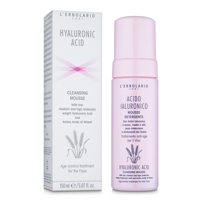 Очищающая пенка с гиалуроновой кислотой L'Erbolario, 150 мл