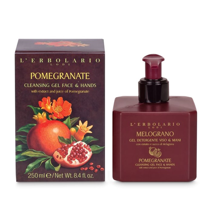 Гель очищуючий для обличчя та тіла "Гранат" L'Erbolario, 250 мл