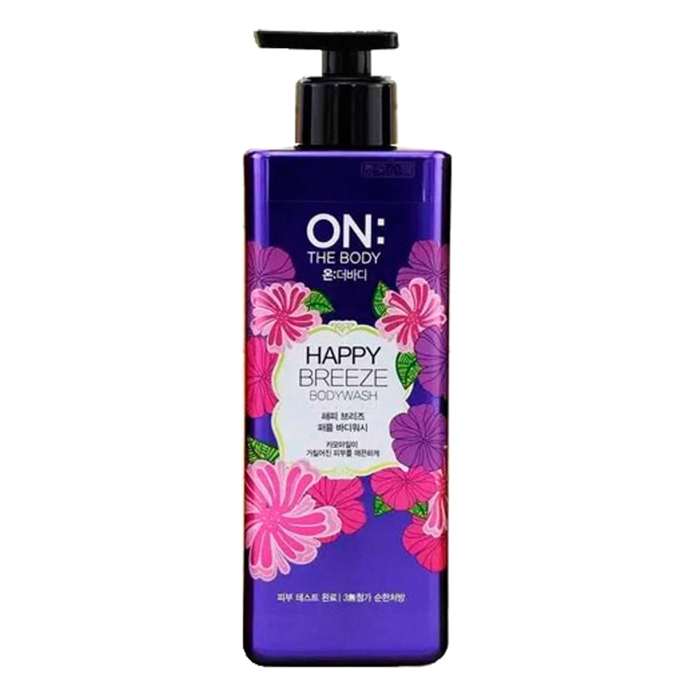 Гель для душу парфумований On Body Happy Breeze LG Household & Health, 500 мл