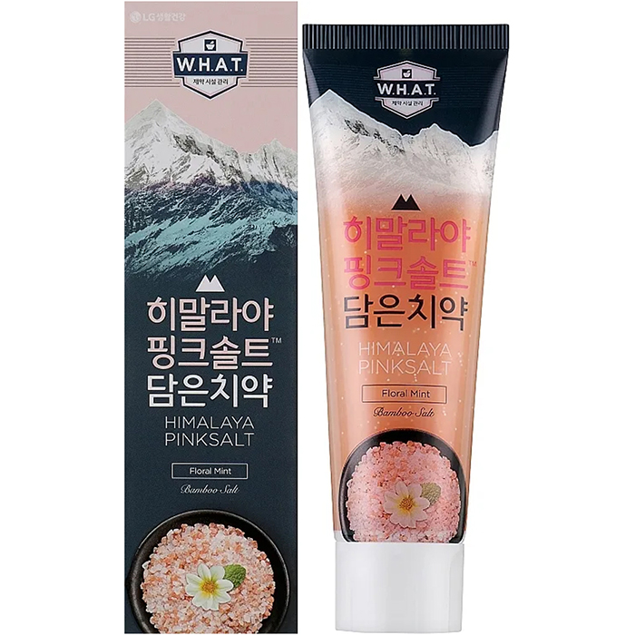 Зубна паста з рожевою гімалайською сіллю, квітами та м'ятою Perioe Himalaya Pink Salt Floral Mint LG Household