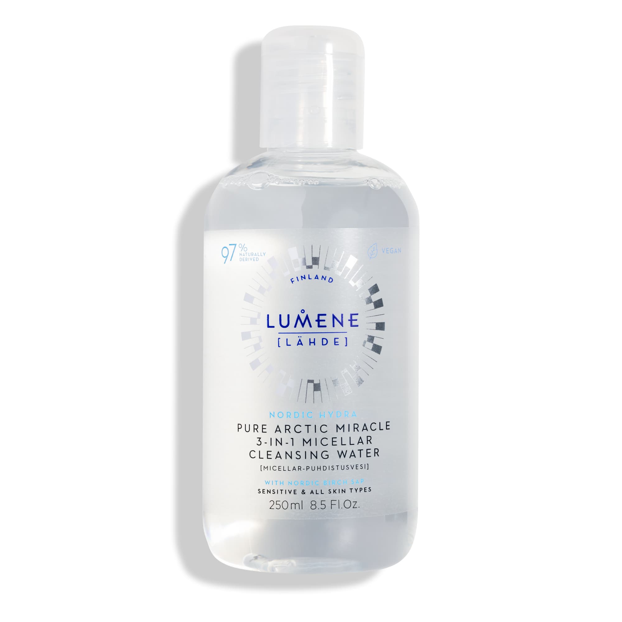 Міцелярна вода 3 в 1 Lahde Pure Arctic Miracle Micellar Cleansing Water Lumene , 250 мл