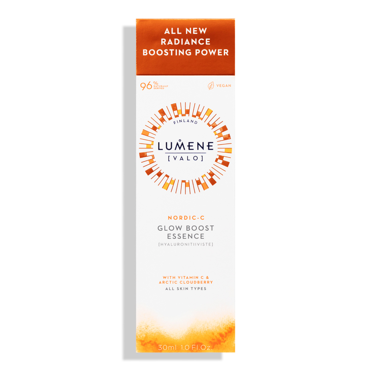 Есенція для обличчя Valo Glow Boost Essence Lumene , 30 мл